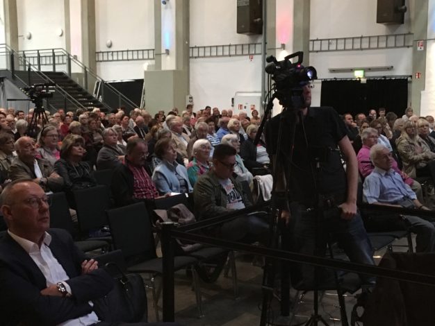 Alle Vorträge auf der Bühne des 10. Symposiums Lunge wurden mitgeschnitten. Zwei Kameras im Publikum für eine optimale Aufnahme.